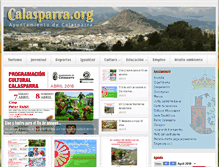 Tablet Screenshot of calasparra.org